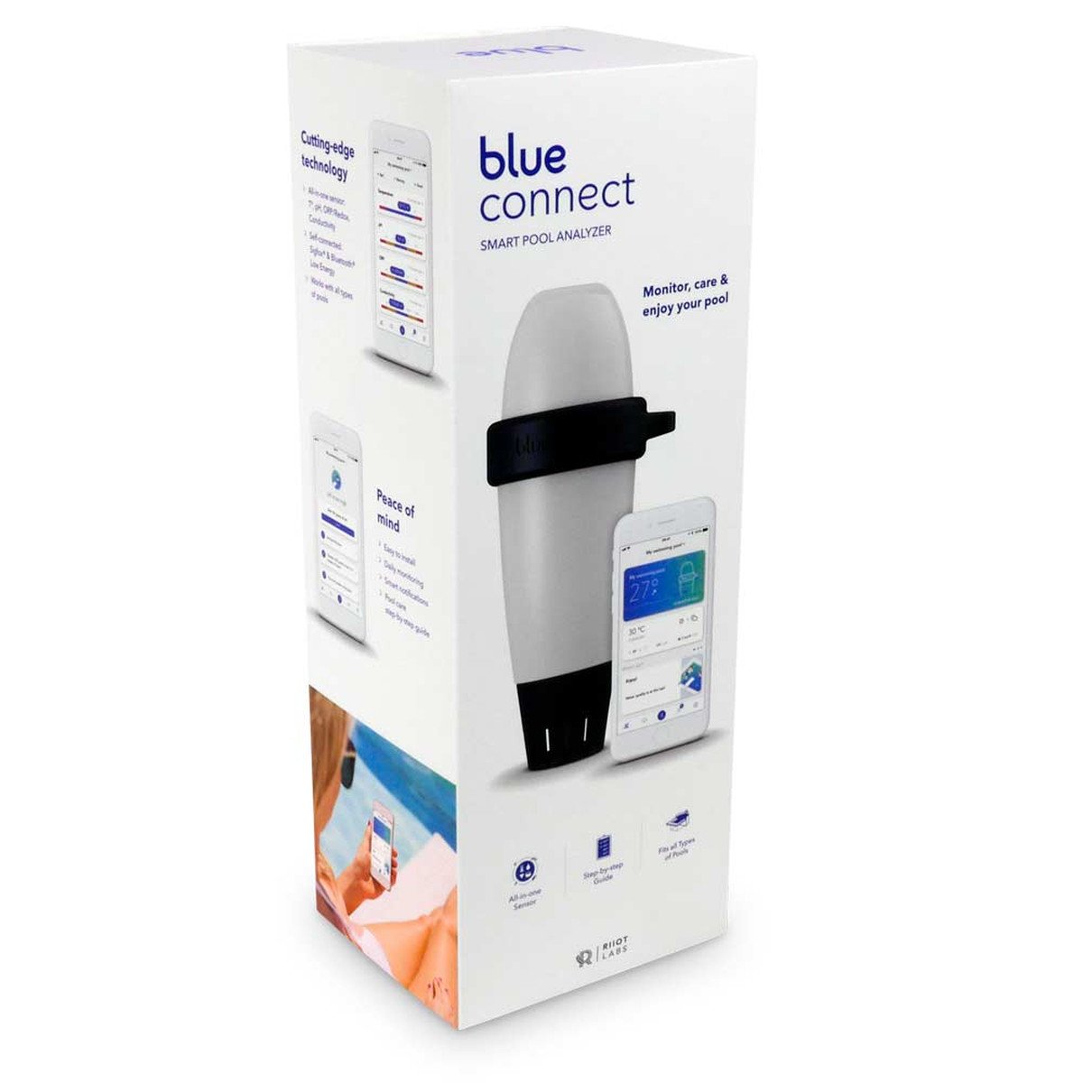 Blue Connect - Inteligenty Analizator Wody 4w1 - Pool Outlet